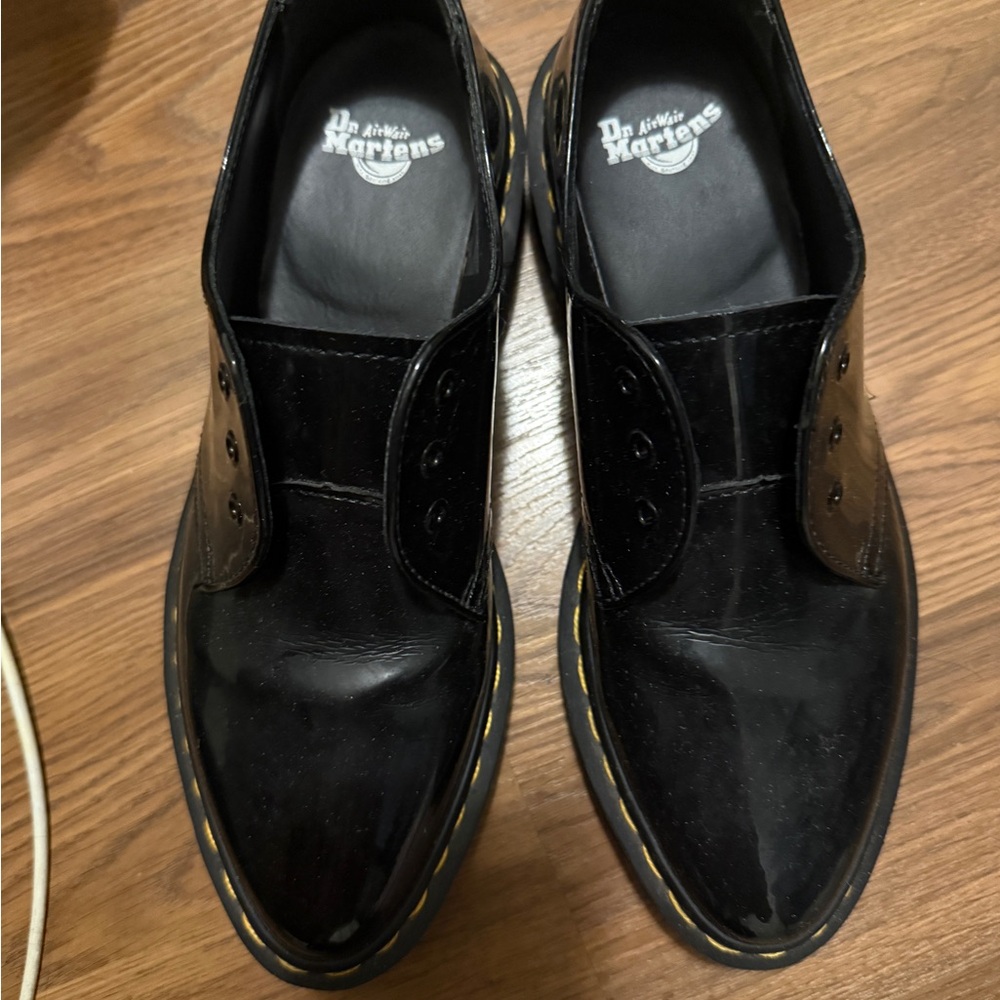 Dr. Martens Shiny Black Oxfords